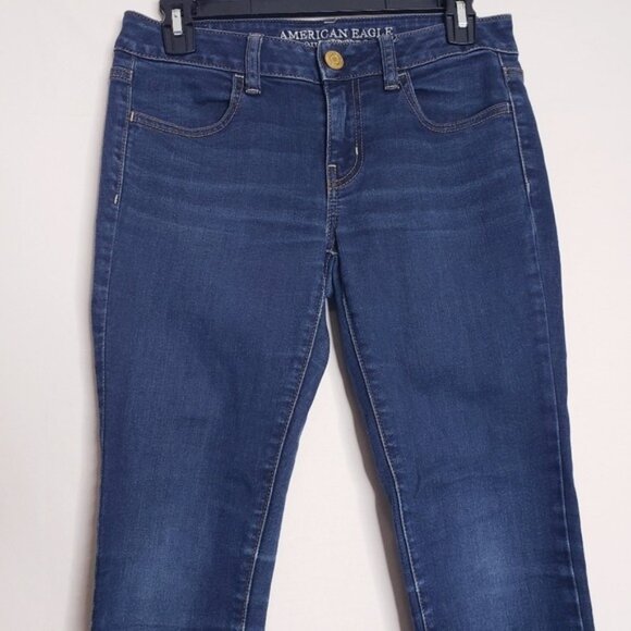 American Eagle Jeggings Stretch Skinny Jeans Women's Size 4 Short Petite - Picture 2 of 11